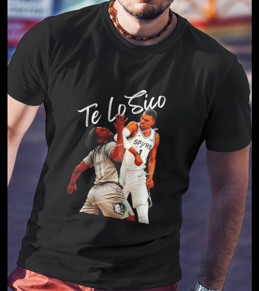 San Antonio Spurs Basketball Te Lo Sico Wemby Elbow Reid T-Shirt