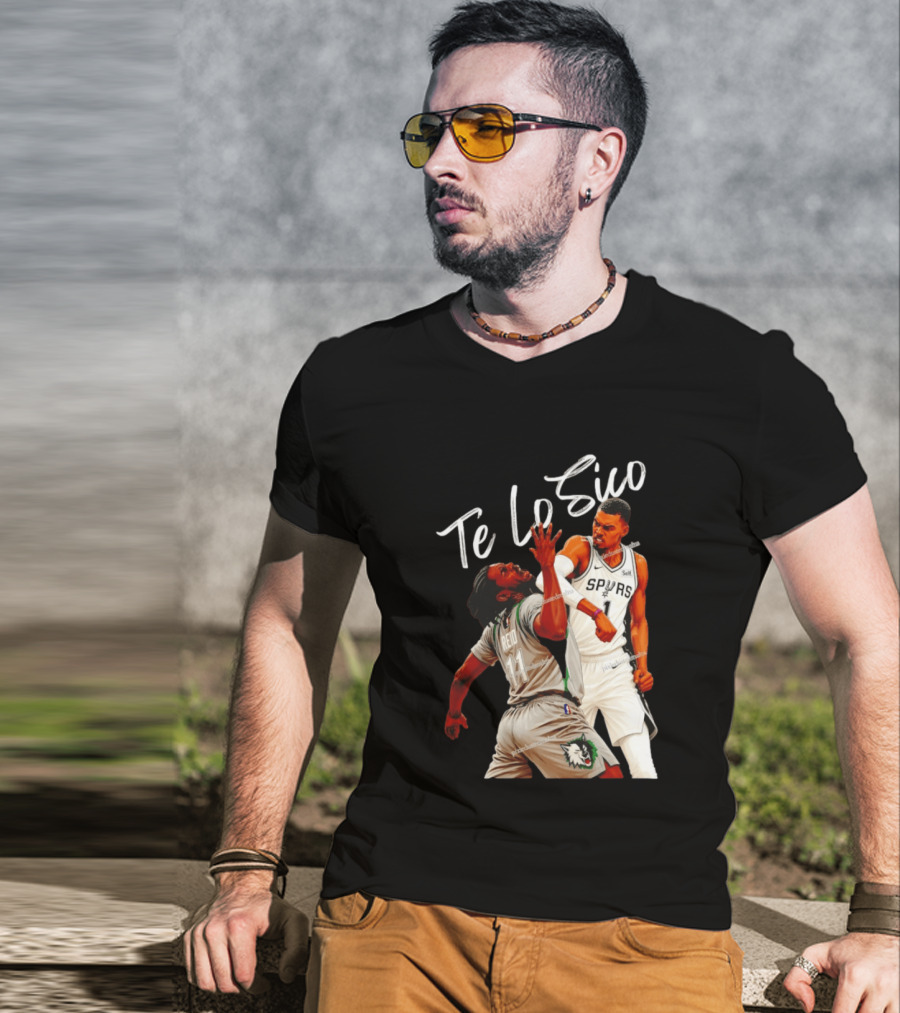 San Antonio Spurs Basketball Te Lo Sico Wemby Elbow Reid T-Shirt