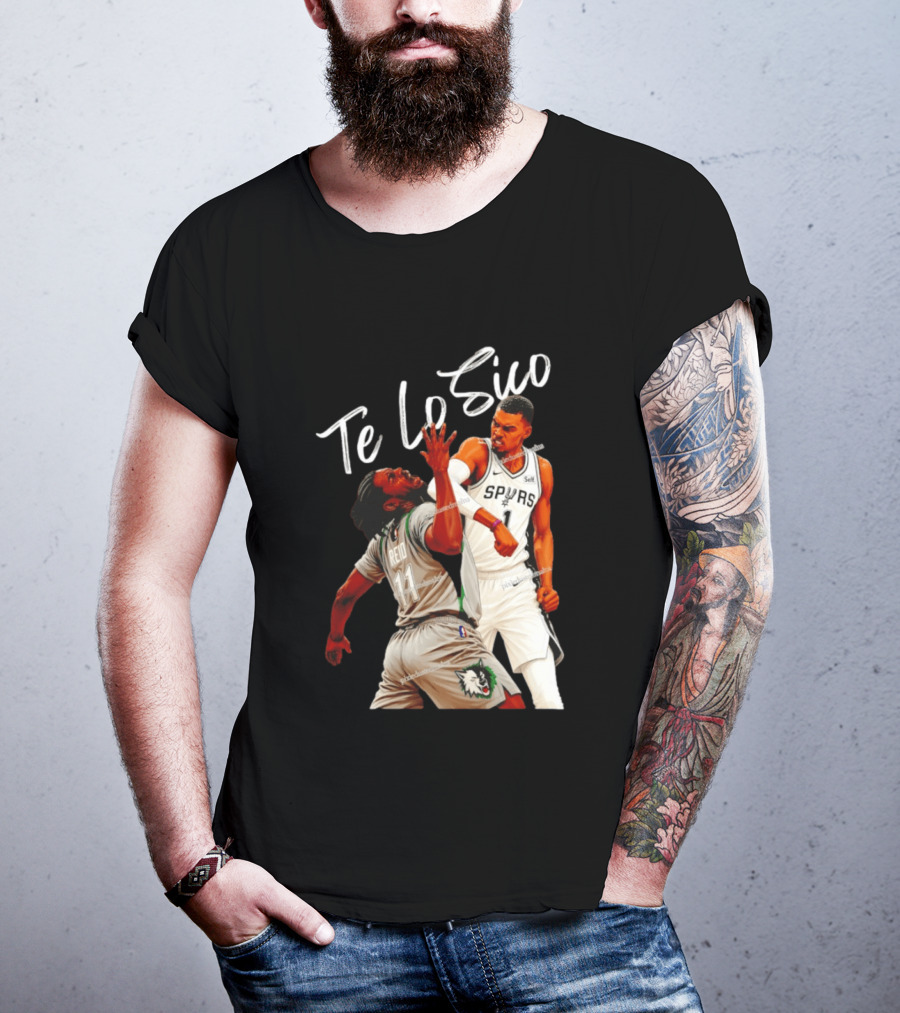 San Antonio Spurs Basketball Te Lo Sico Wemby Elbow Reid T-Shirt