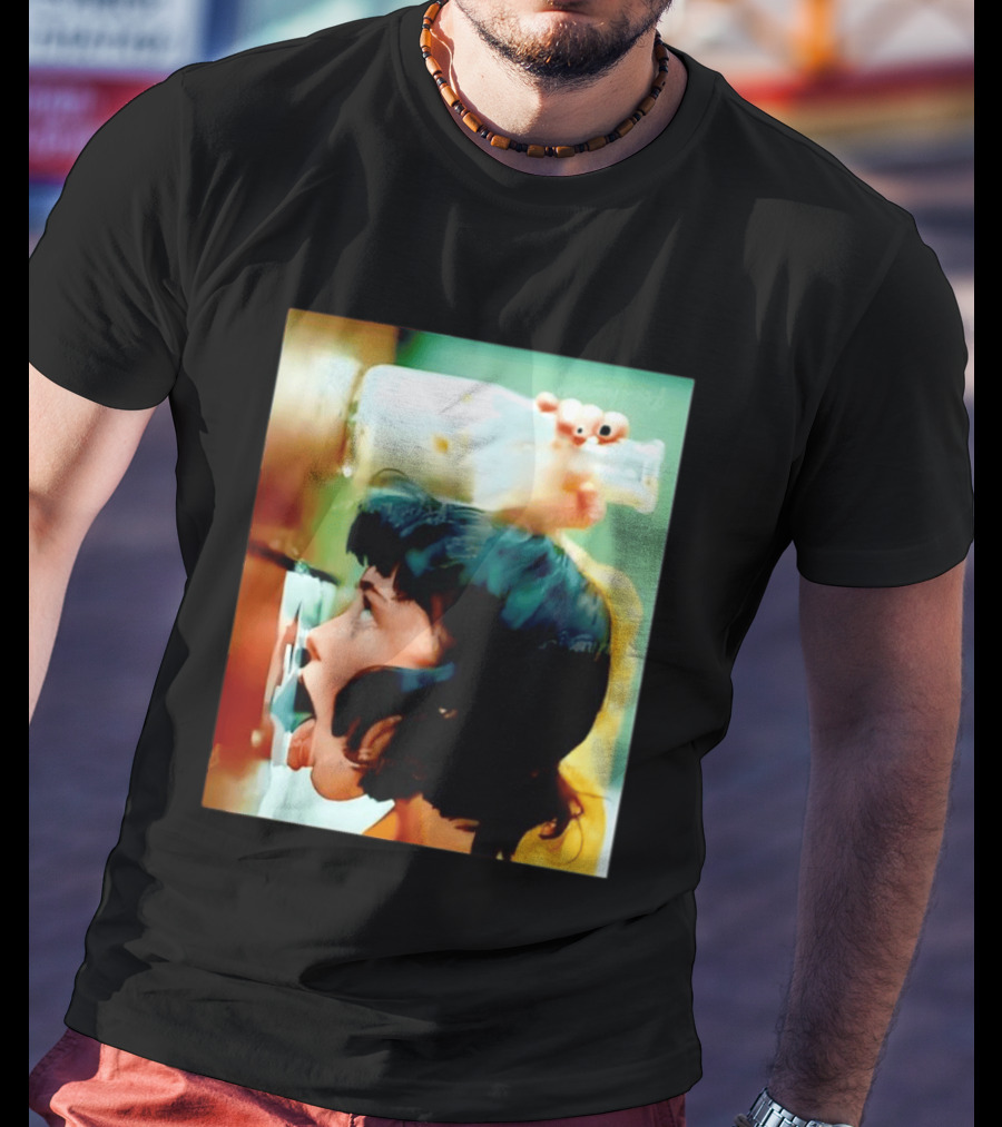 The Girl With Banging Head Licking Milk Scene T-Shirt
