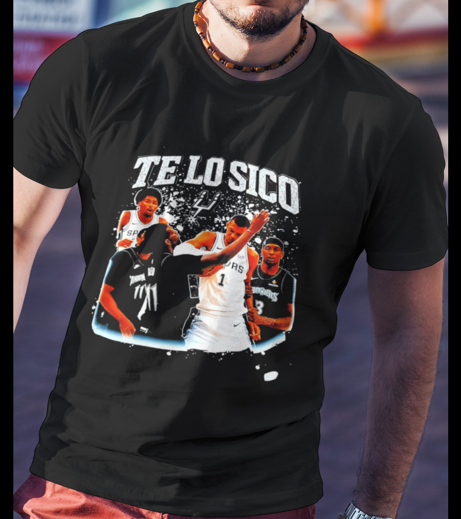 San Antonio Spurs Te Lo Sico Basketball Victor Wembanyama Naz Reid T-Shirt