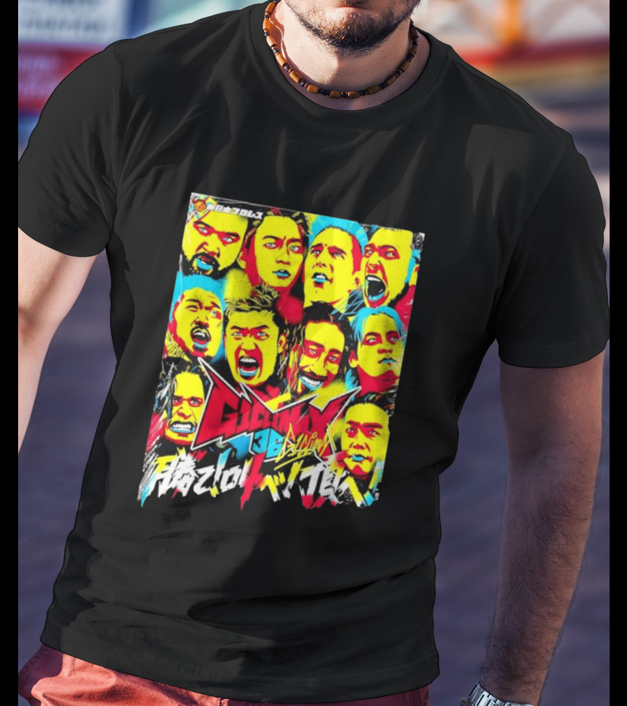 NJPW G1 Climax 36 Multicolor Wrestlers T-Shirt