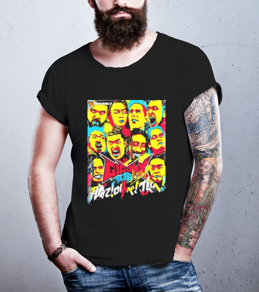 NJPW G1 Climax 36 Multicolor Wrestlers T-Shirt