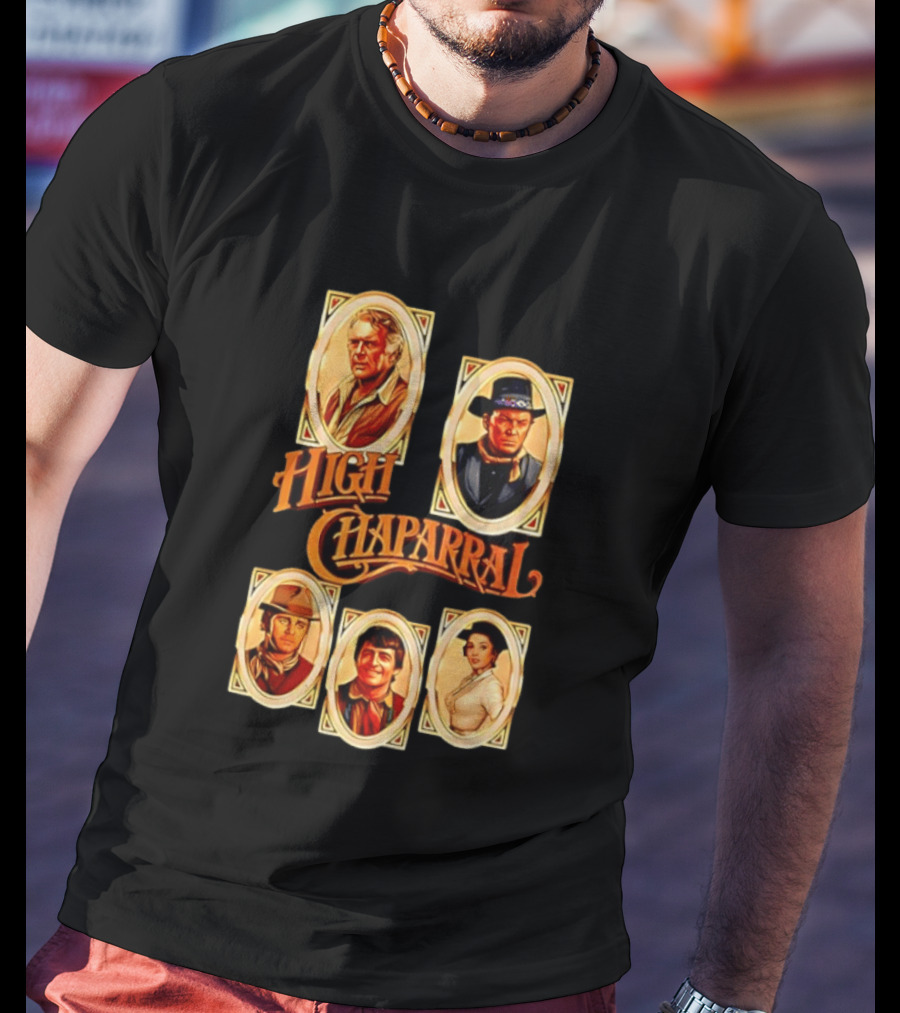 High Chaparral Classic Western Characters Collection T-Shirt