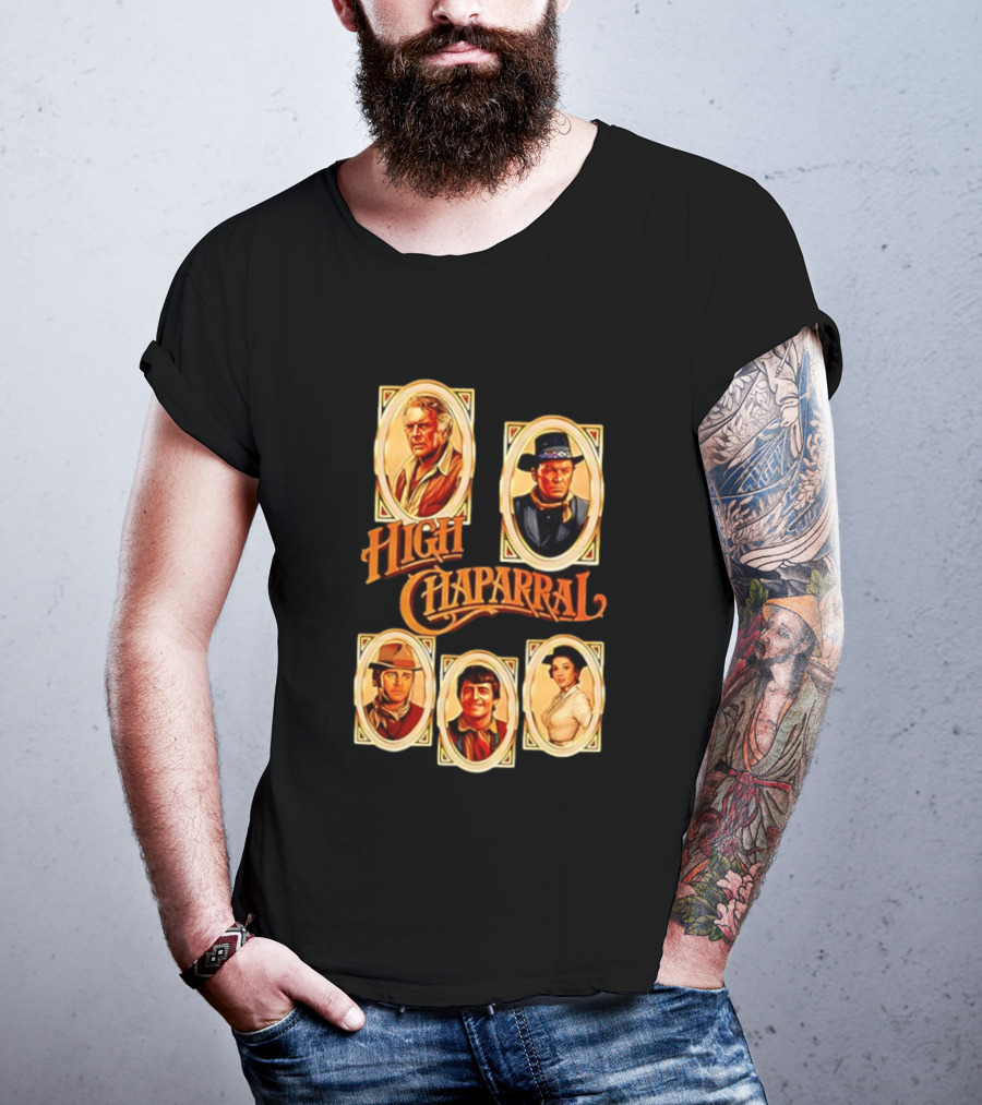 High Chaparral Classic Western Characters Collection T-Shirt