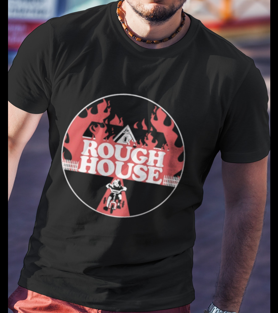 Rough House Flaming Pyramid T-Shirt