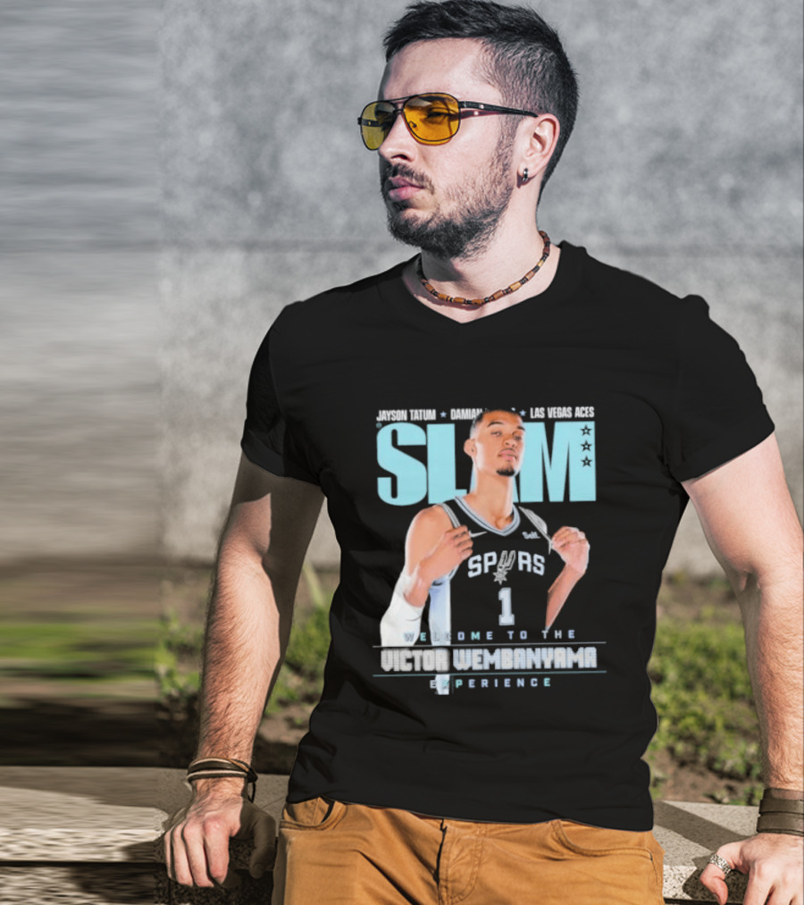 SLAM Victor Wembanyama Spurs Experience Welcome T-Shirt