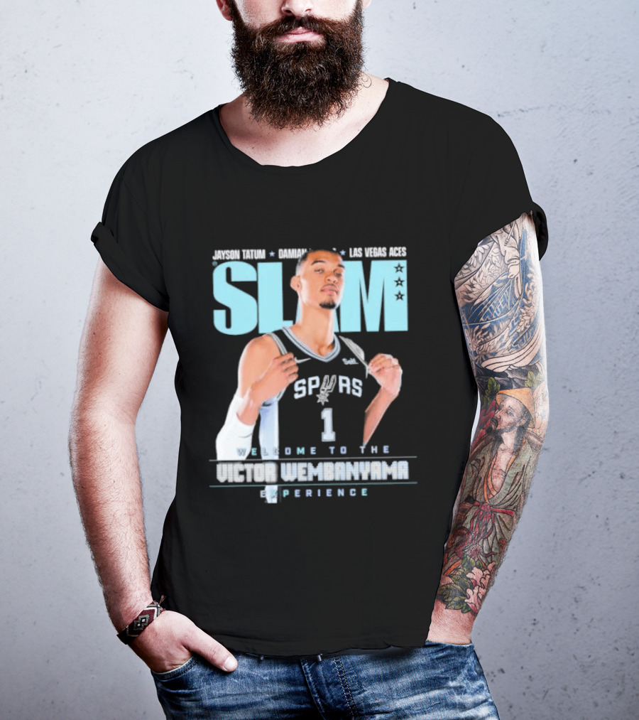 SLAM Victor Wembanyama Spurs Experience Welcome T-Shirt
