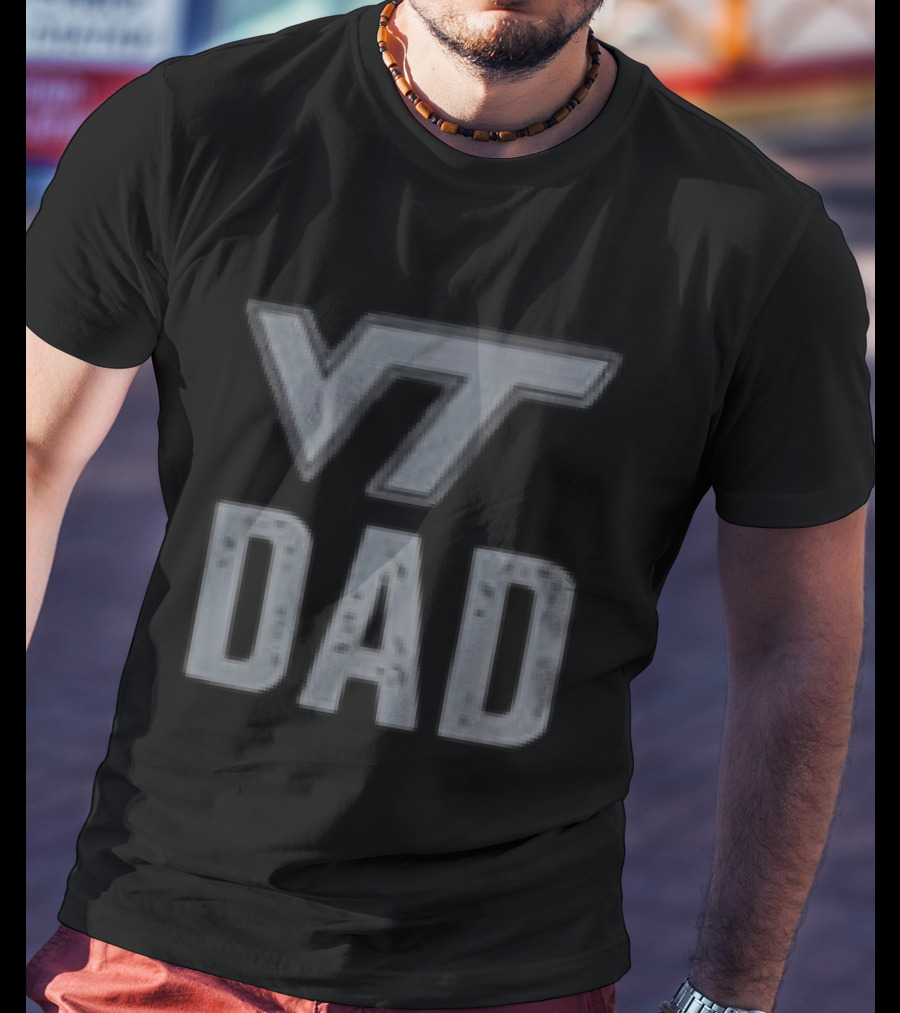 Virginia Tech Hokies VT Dad Father's Day 2026 Two Sided T-Shirt