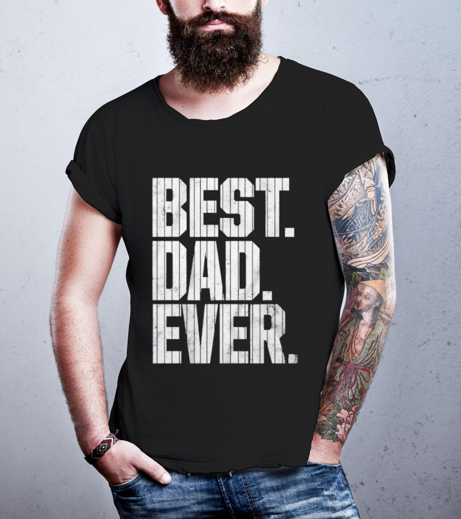 Best Dad Ever New York Yankees Baseball Game T-Shirt