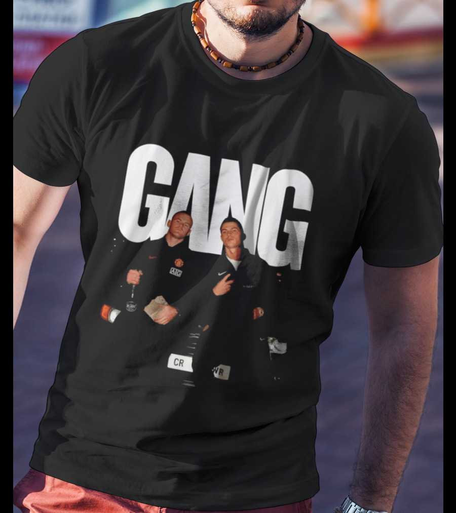 Cristiano Ronaldo Wayne Rooney Manchester United Gang T-Shirt