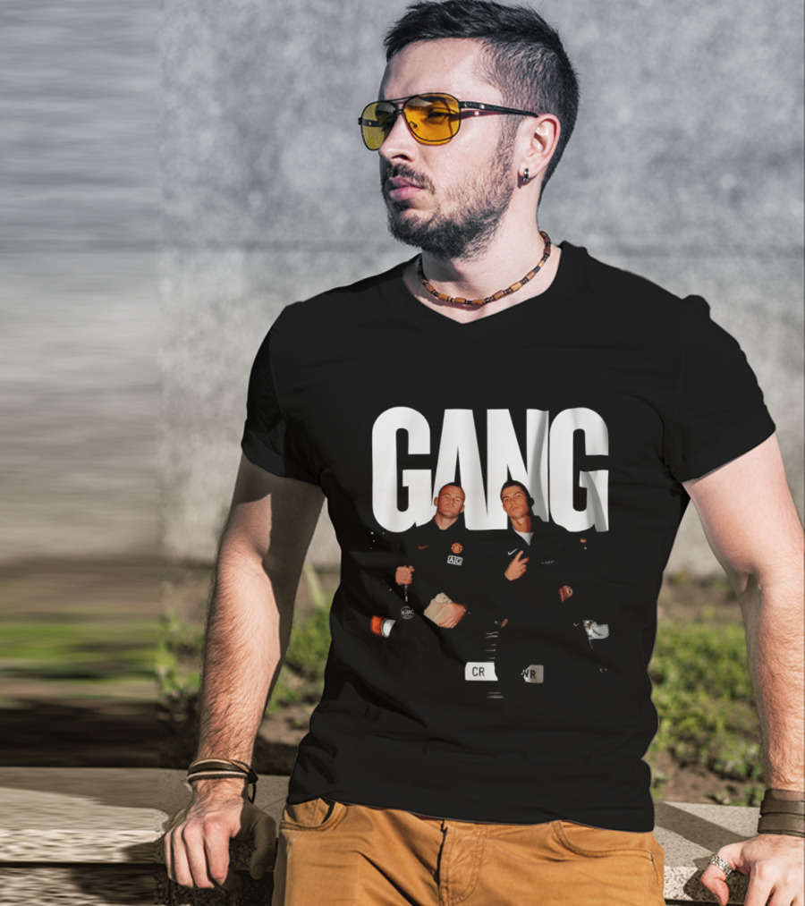 Cristiano Ronaldo Wayne Rooney Manchester United Gang T-Shirt
