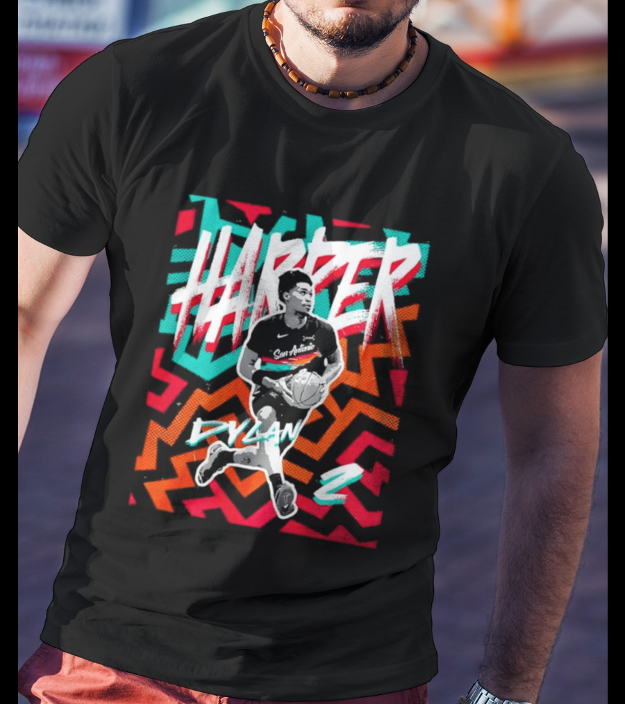 Dylan Harper San Antonio Spurs 2 NBA Fiesta T-Shirt