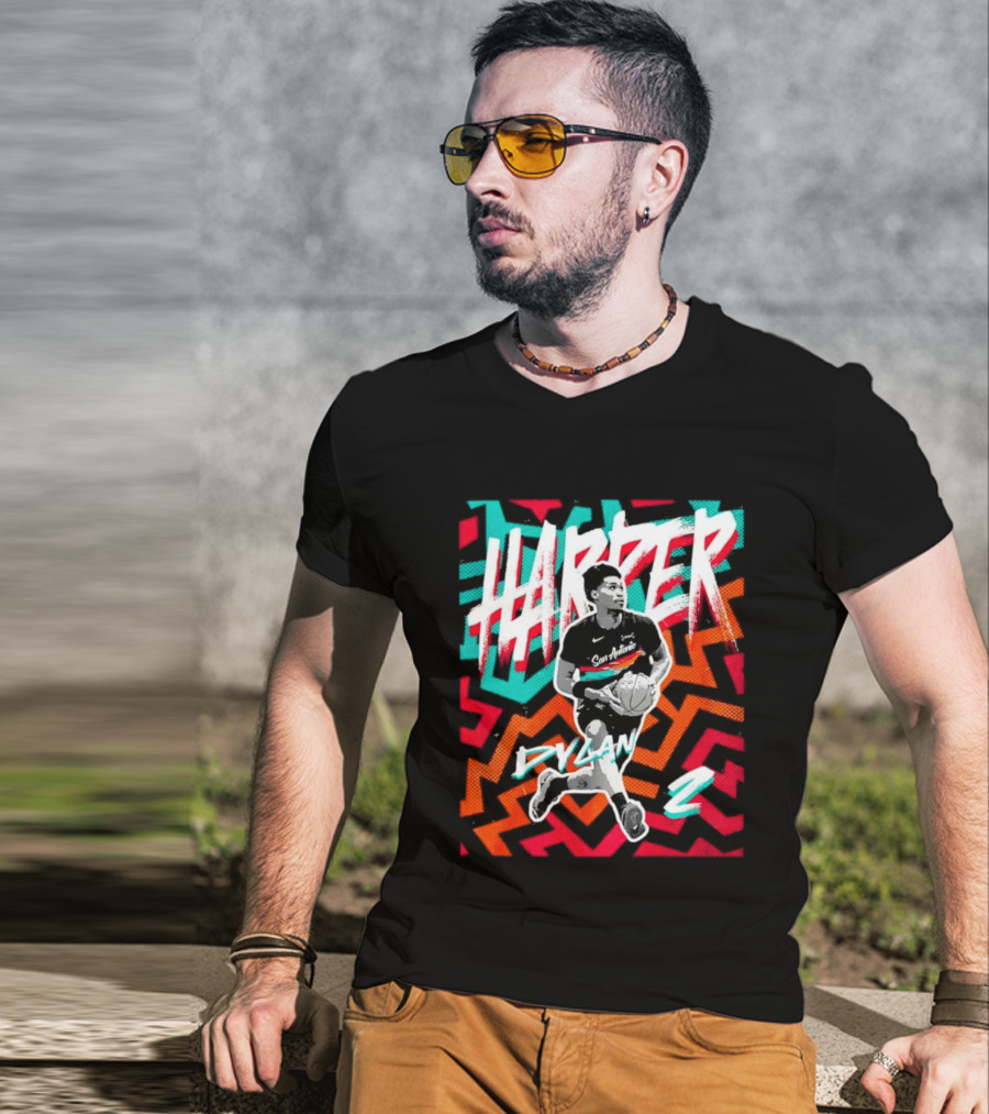 Dylan Harper San Antonio Spurs 2 NBA Fiesta T-Shirt