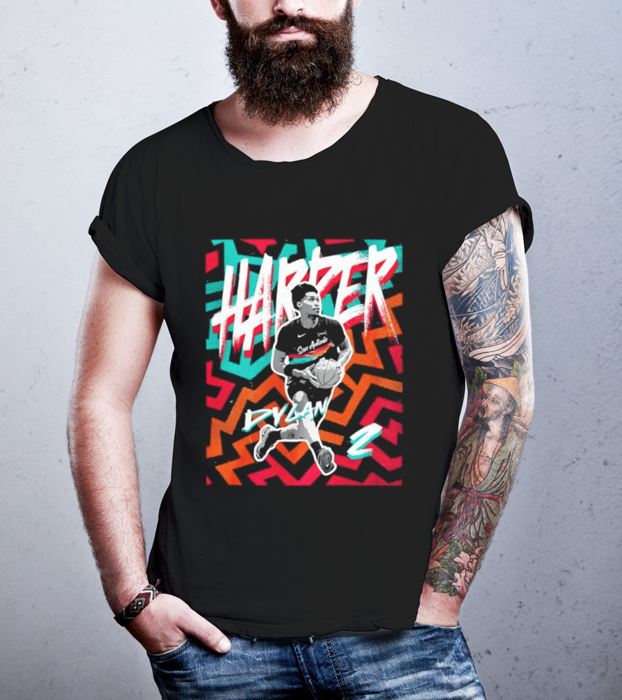 Dylan Harper San Antonio Spurs 2 NBA Fiesta T-Shirt