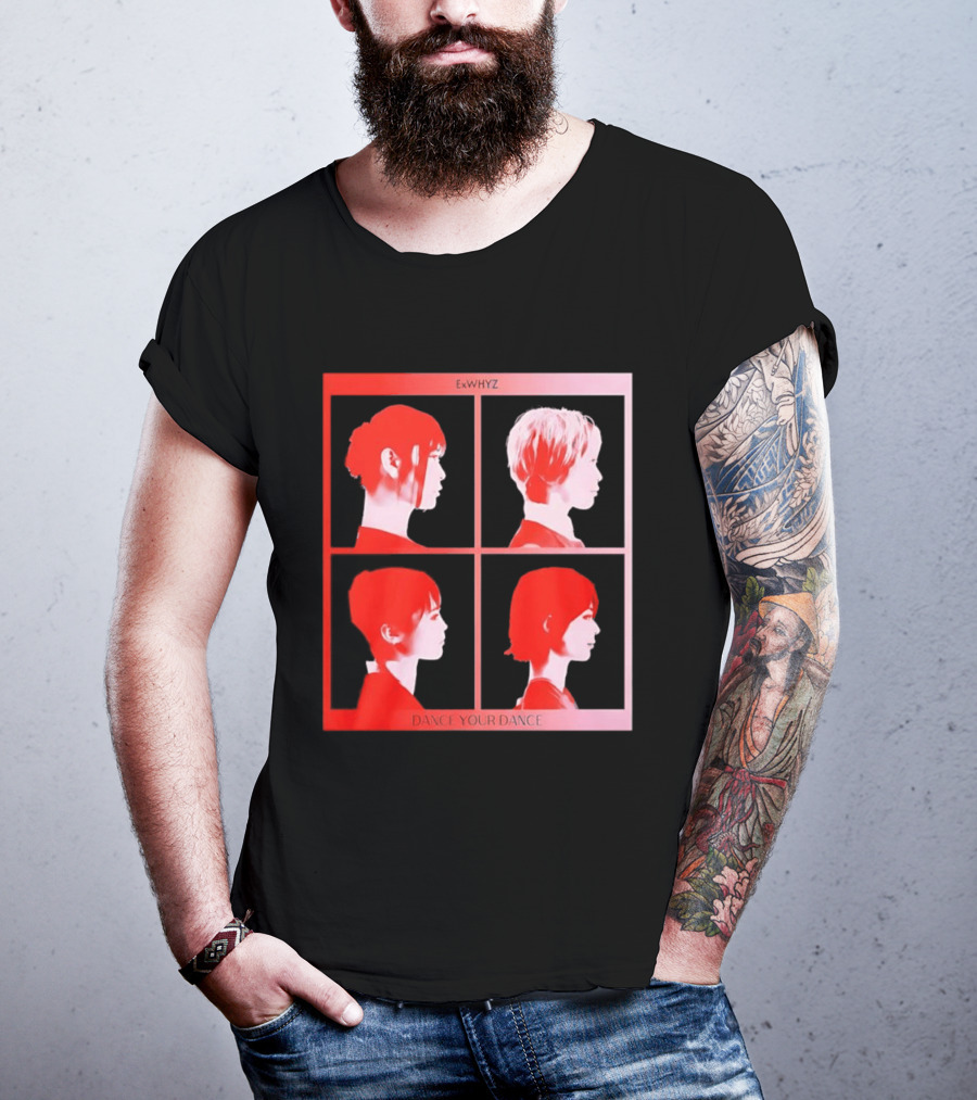 Exwhyz Dance Your Dance Four Profiles Red Frame T-Shirt