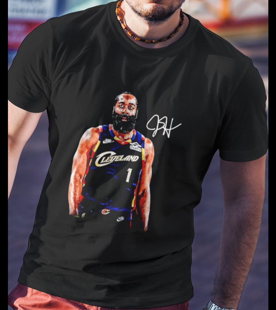 Cleveland Cavaliers James Harden 1 Basketball Jersey T-Shirt