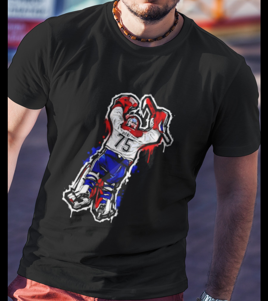 Laval Rocket Jakub Dobes Goalie 75 Hockey T-Shirt