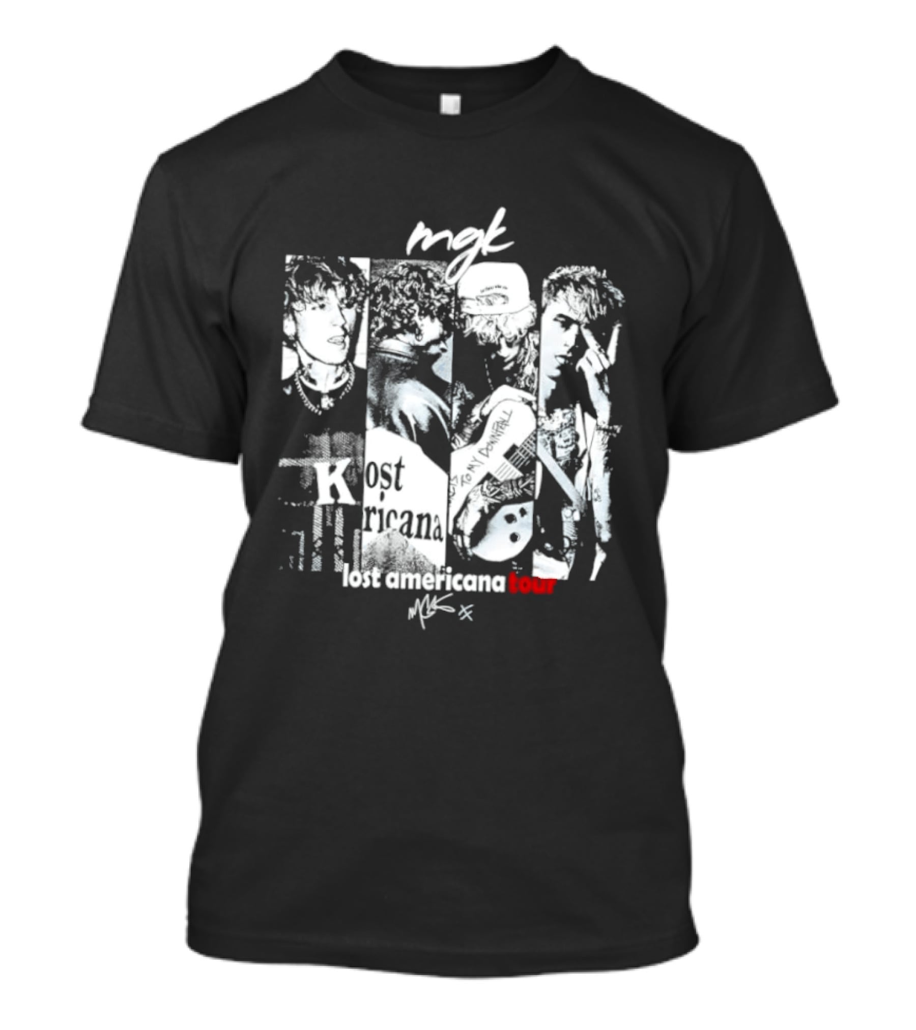 MGK Machine Gun Kelly Lost Americana Tour Guitar 2023 T-Shirt