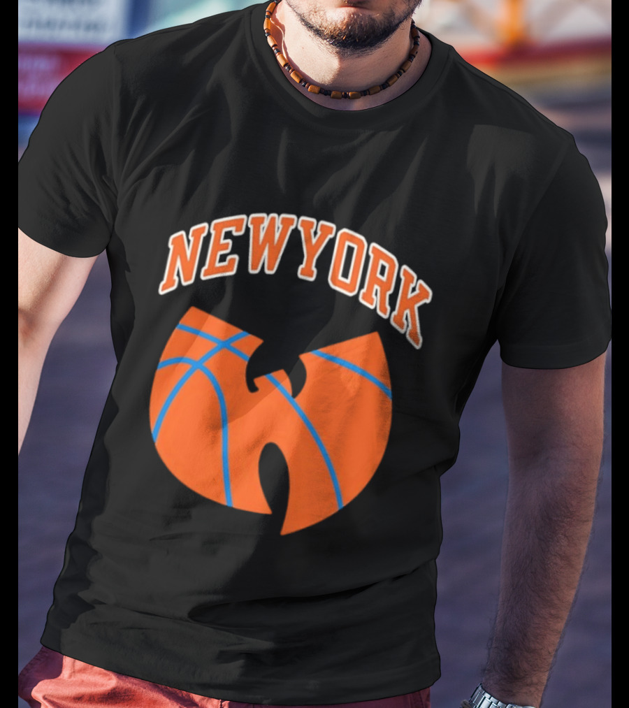 New York Basketball Wu Tang Clan Iconic Sports Fusion T-Shirt