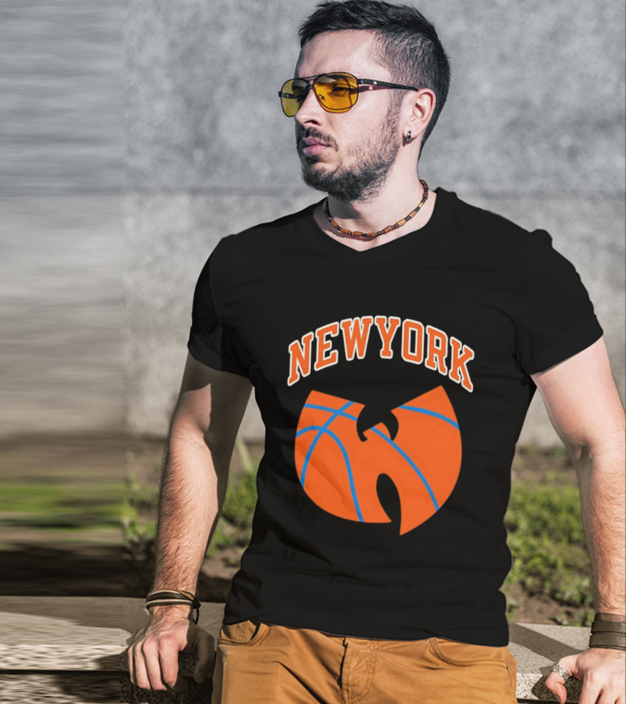New York Basketball Wu Tang Clan Iconic Sports Fusion T-Shirt