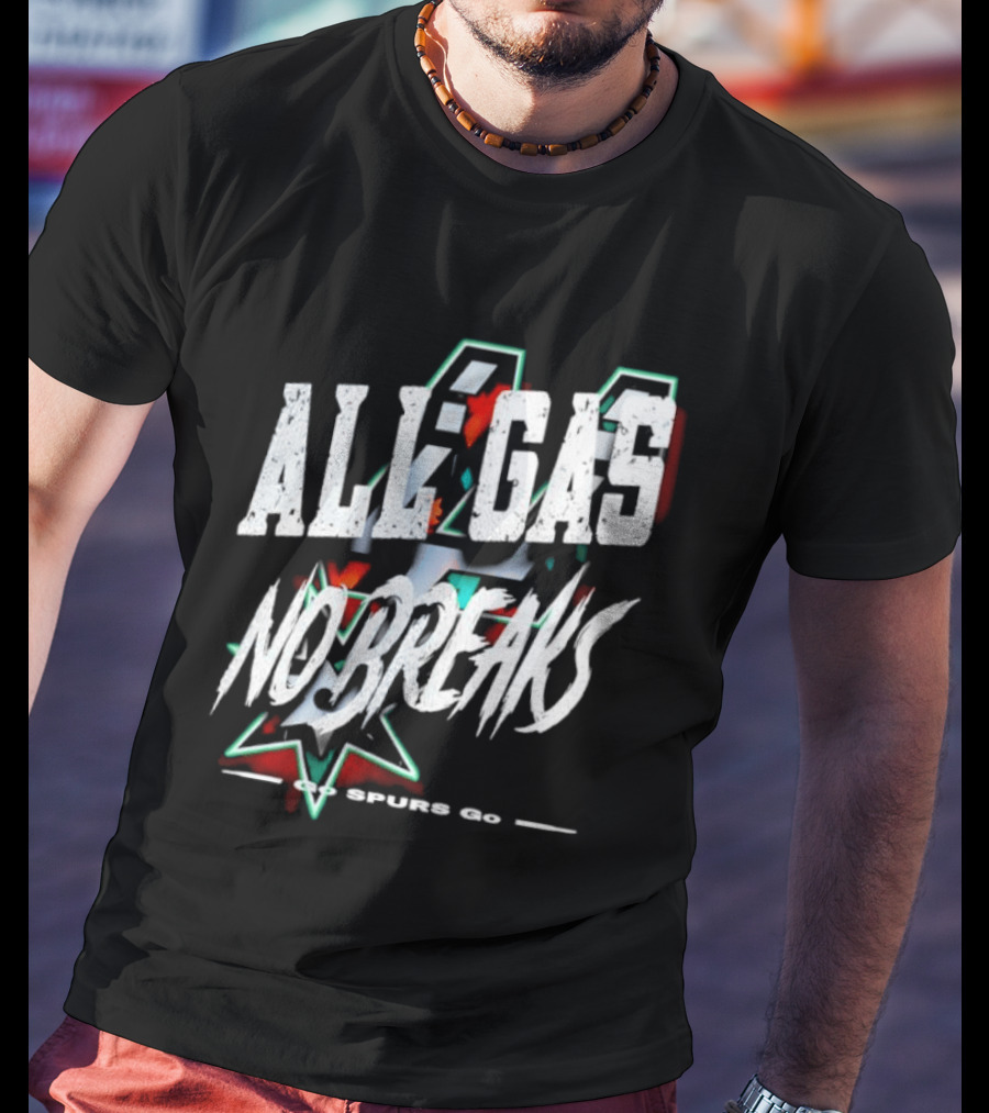 San Antonio Spurs All Gas No Breaks NBA 2023 T-Shirt