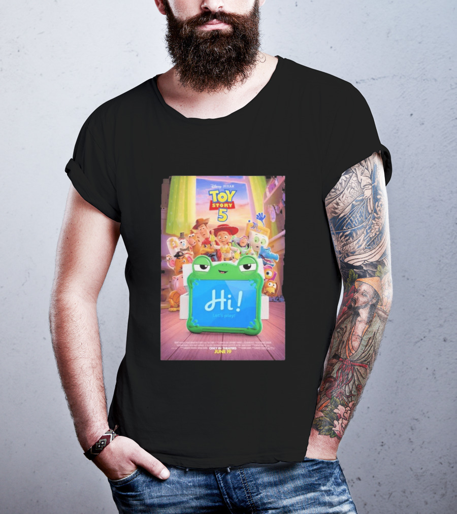 Disney Pixar Toy Story 5 Hi! Let's Play In Theaters June 19 Playtime Has A New Look T-Shirt