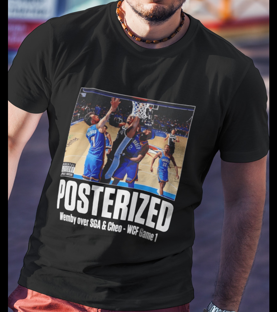 Ized Victor Wembanyama Chet Holmgren Shai Gilgeous Alexander NBA Game 1 2026 T-Shirt