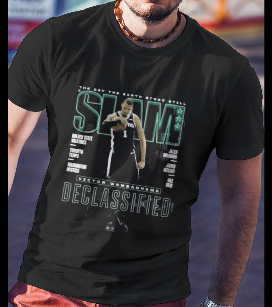 SLAM Victor Wembanyama Declassified The Day The Earth Stood Still T-Shirt
