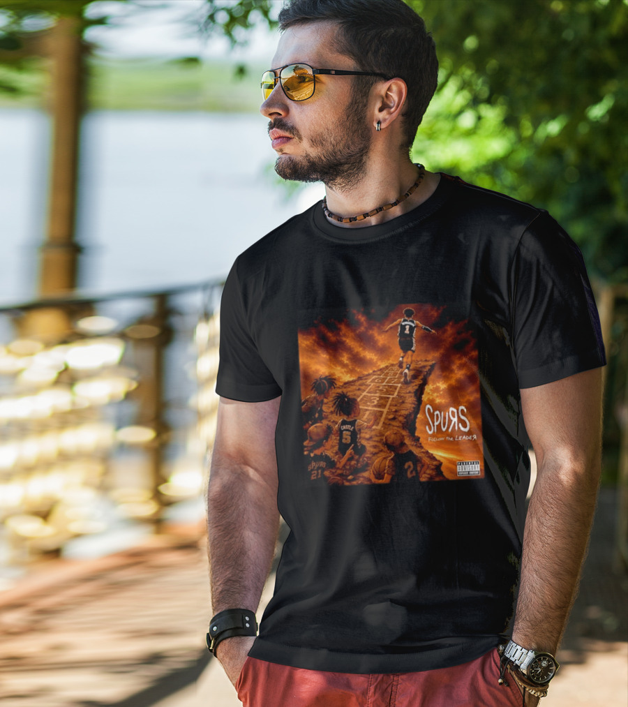 Victor Wembanyama Spurs Follow The Leader San Antonio NBA T-Shirt