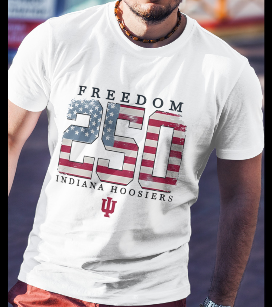 Indiana Hoosiers Freedom 250 Stars And Stripes Celebration T-Shirt