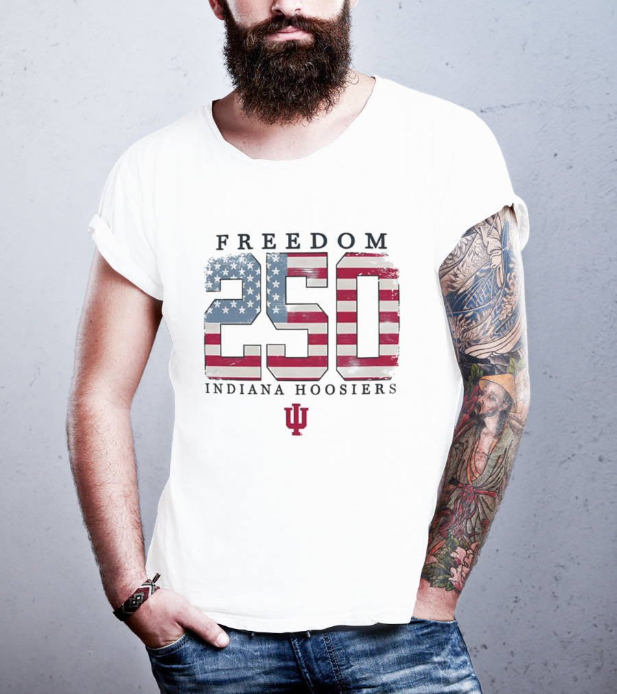 Indiana Hoosiers Freedom 250 Stars And Stripes Celebration T-Shirt