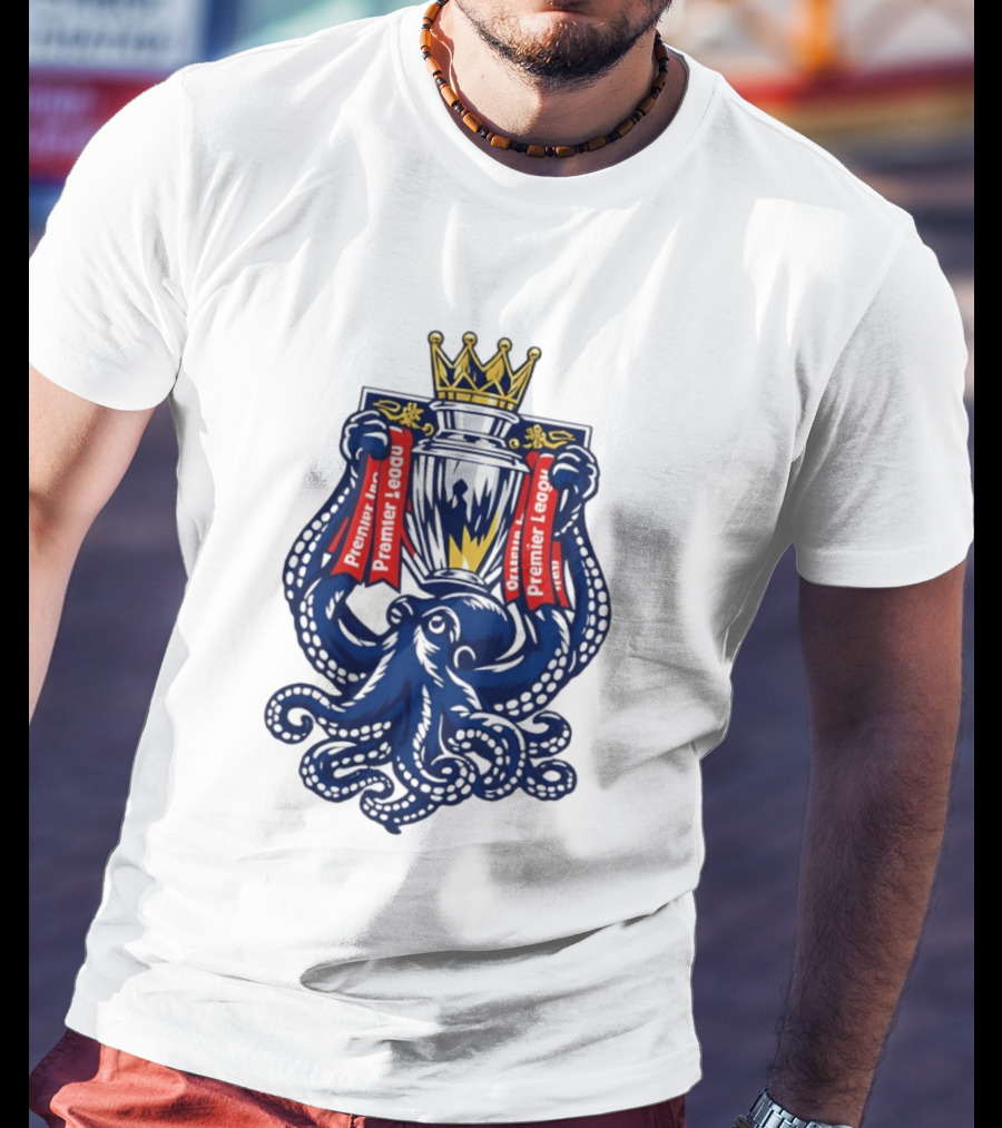 Octopus Holding Premier League Trophy Arsenal 2026 T-Shirt