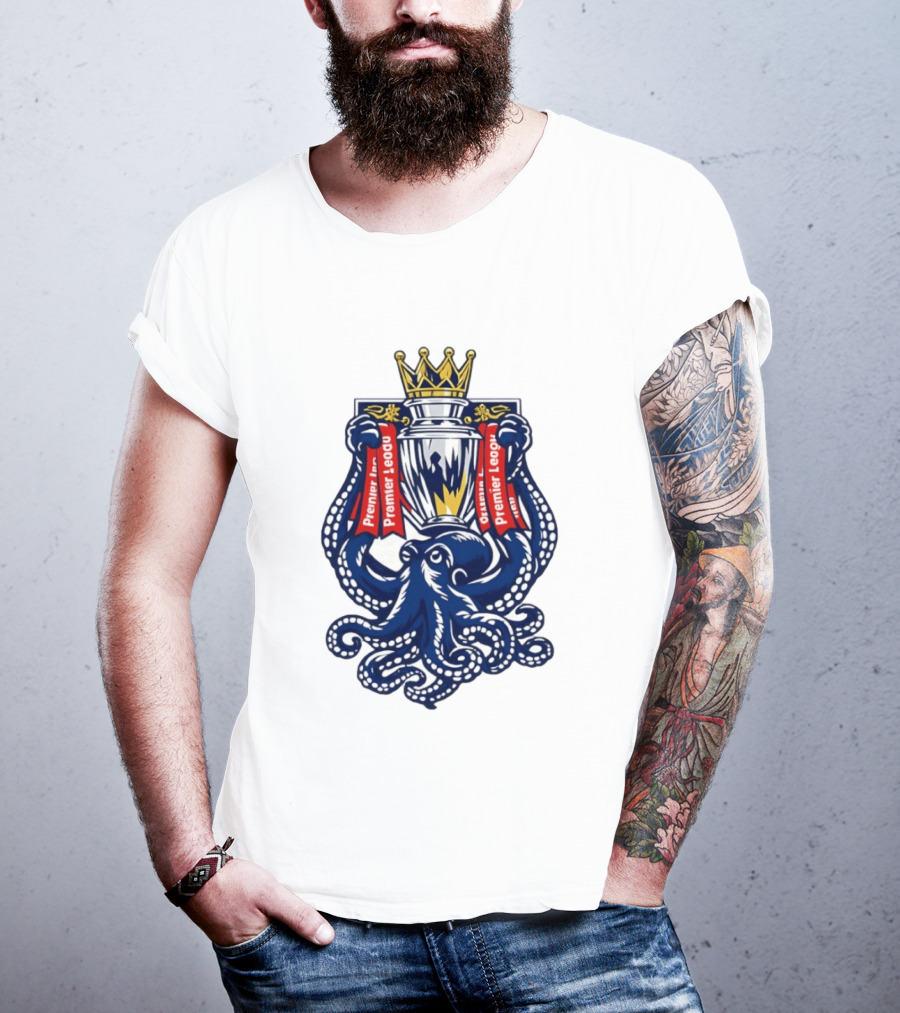 Octopus Holding Premier League Trophy Arsenal 2026 T-Shirt