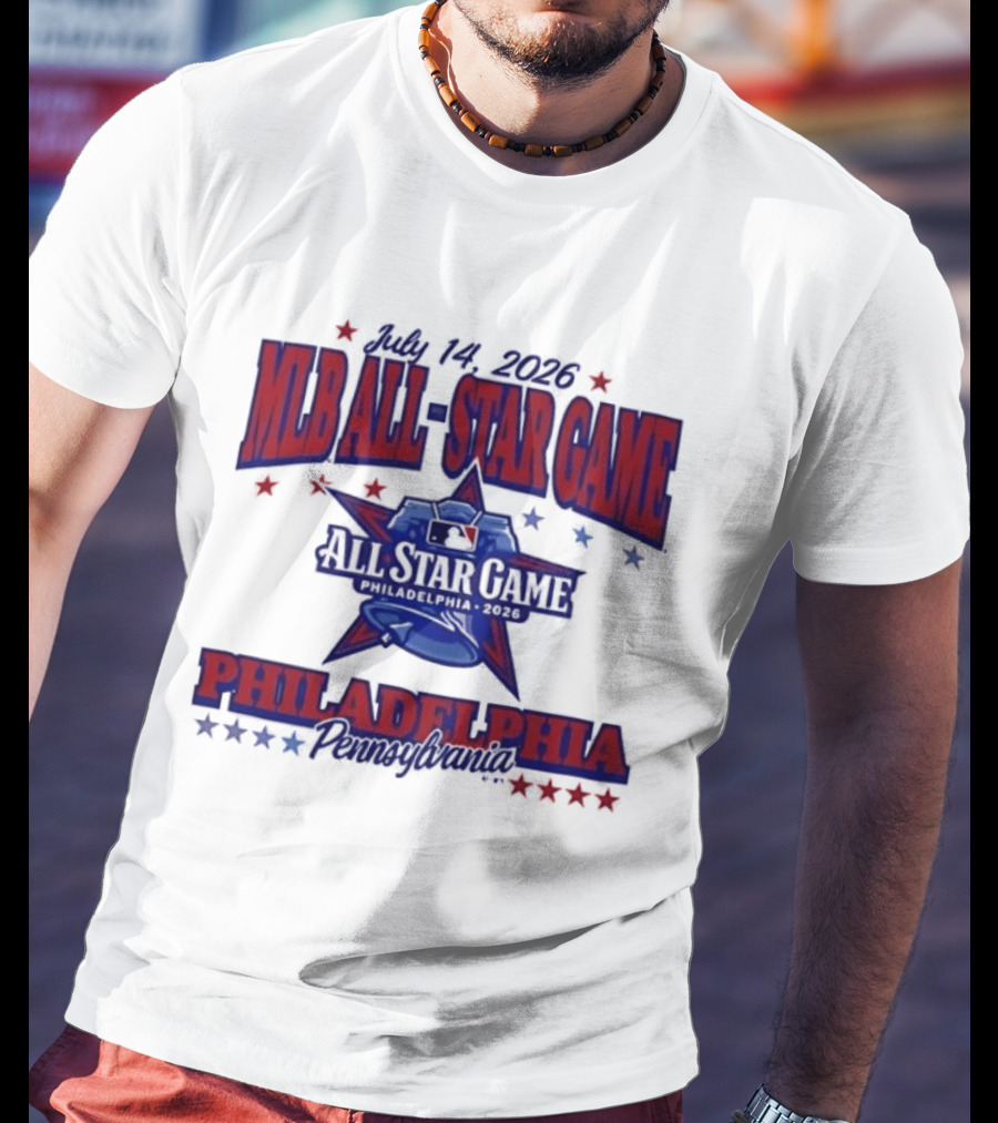 July 14 2026 MLB All Star Game Philadelphia Pennsylvania Liberty Bell Stars T-Shirt