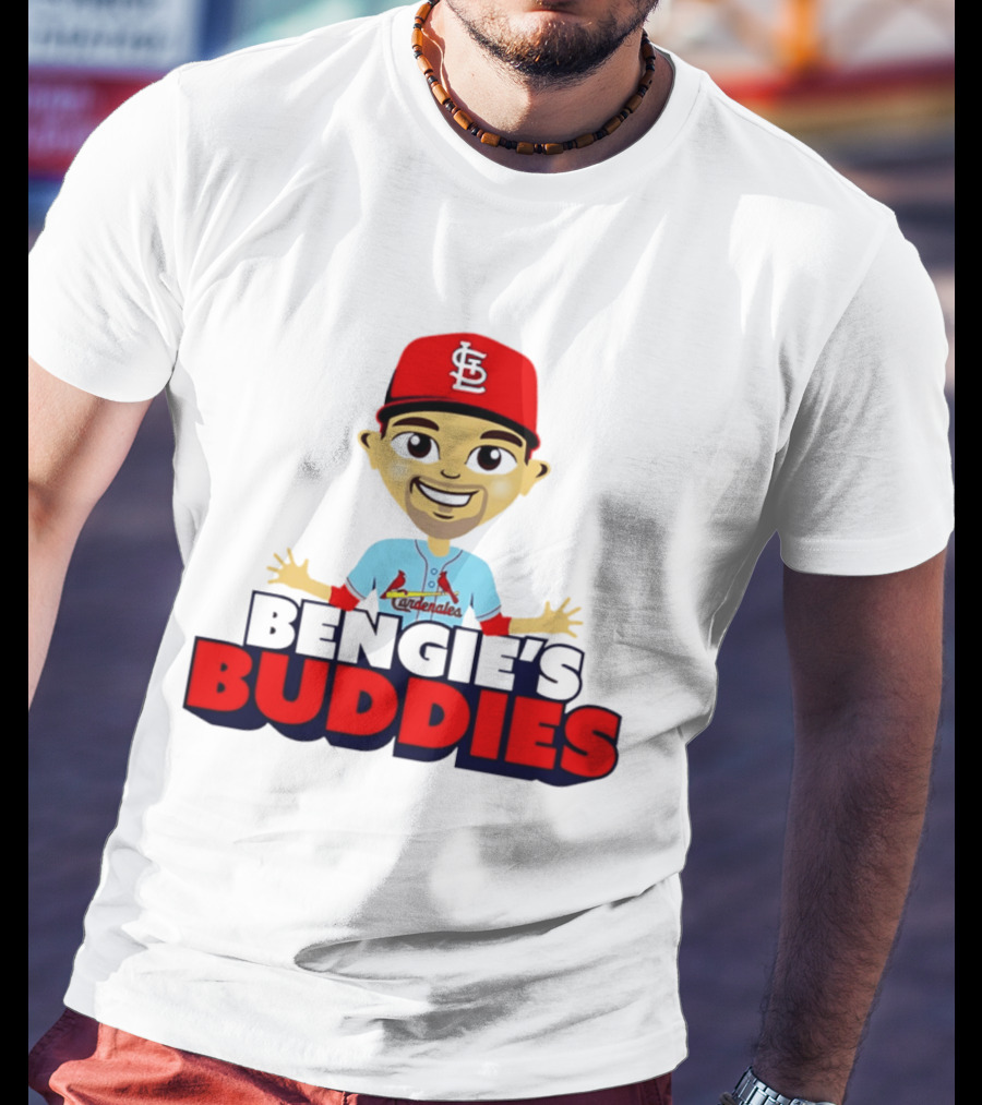Bengie's Buddies St. Louis Cardinals Cardenales Caricature T-Shirt