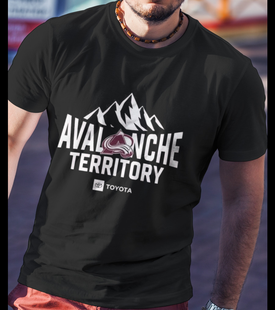 Avalanche Territory Toyota Colorado Hockey Mountains T-Shirt
