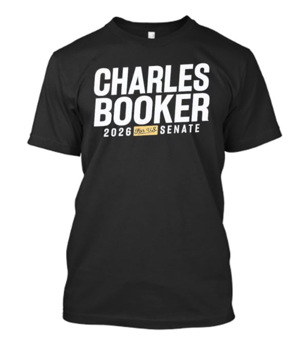 Charles Booker 2026 Bold US Senate Campaign T-Shirt