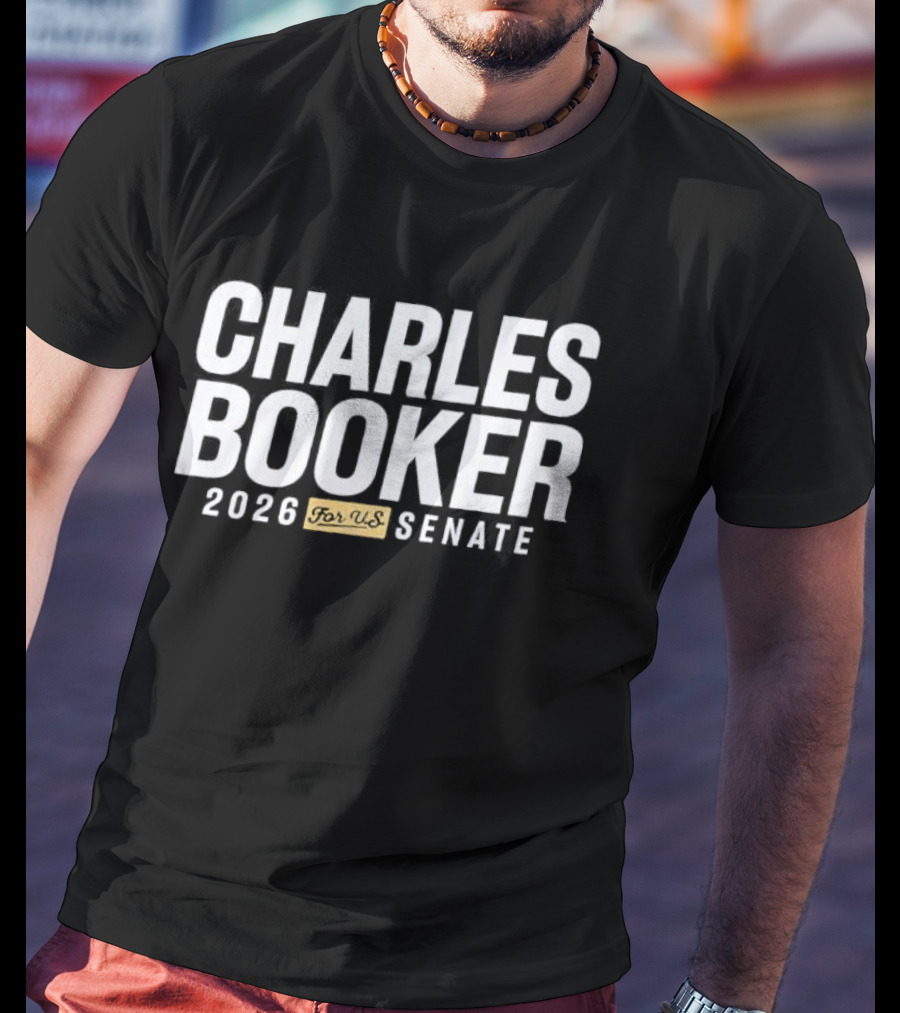 Charles Booker 2026 Bold US Senate Campaign T-Shirt