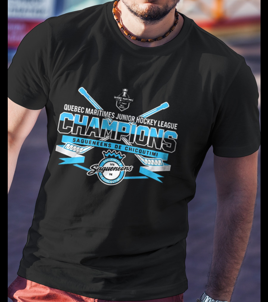 Quebec Maritimes Junior Hockey League Champions Saguenéens De Chicoutimi T-Shirt