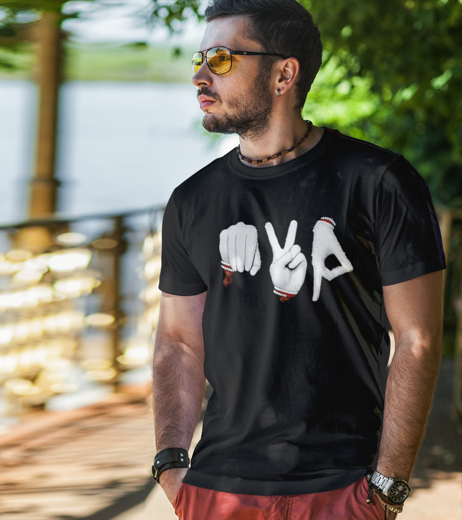 Shai Gilgeous Alexander SGA Basketball Hand Gesture T-Shirt