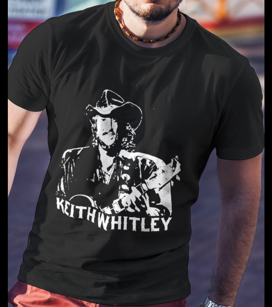 Keith Whitley Cowboy Hat Guitar T-Shirt