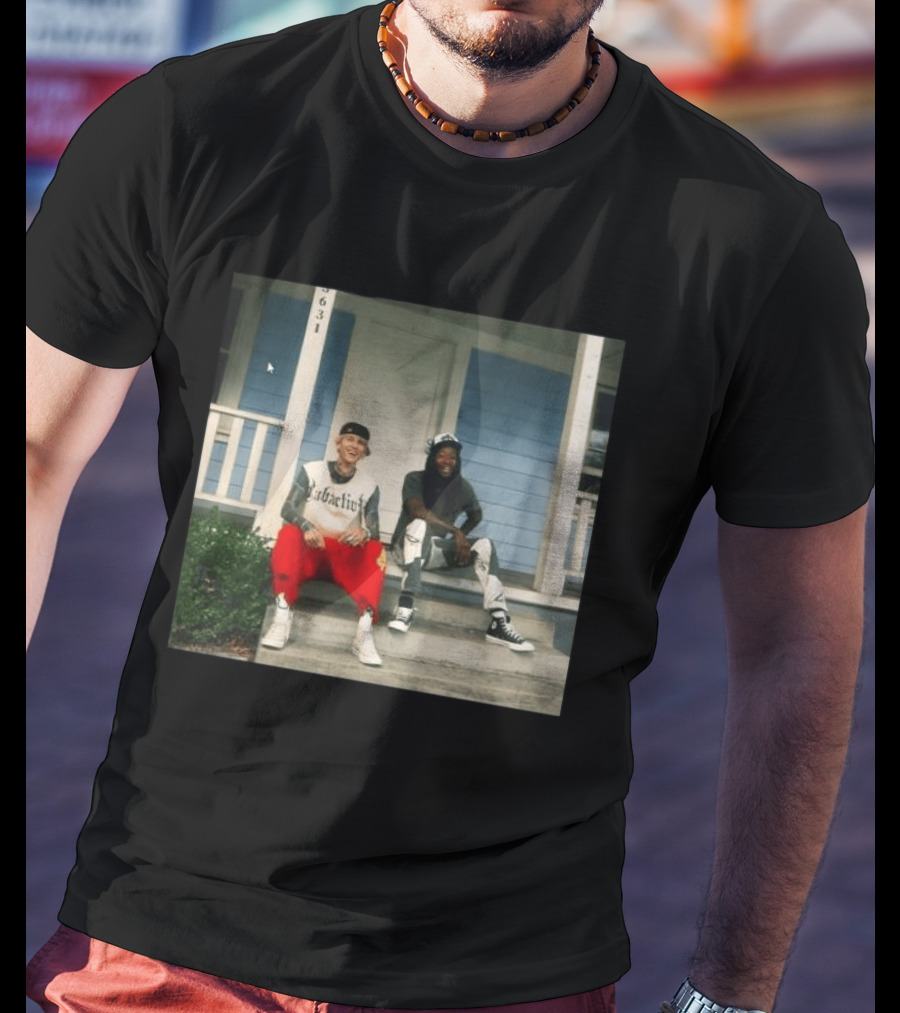 Machine Gun Kelly MGK X Wiz Khalifa Blog Era Boyz Mixtape Cover 3631 T-Shirt