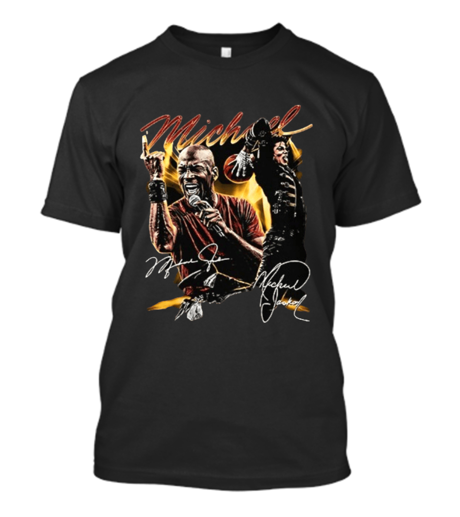 Michael Jordan Michael Jackson Black Excellence T-Shirt