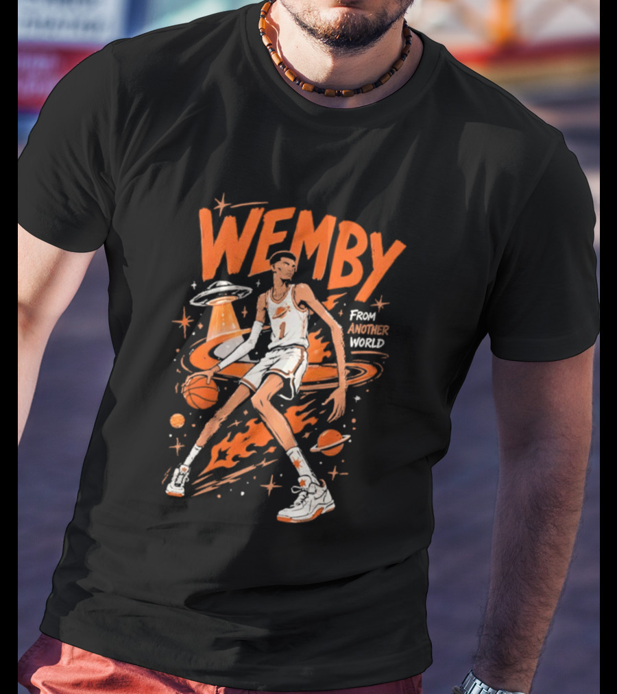 Wemby From Another World San Antonio Spurs Alien Victor Wembanyama T-Shirt
