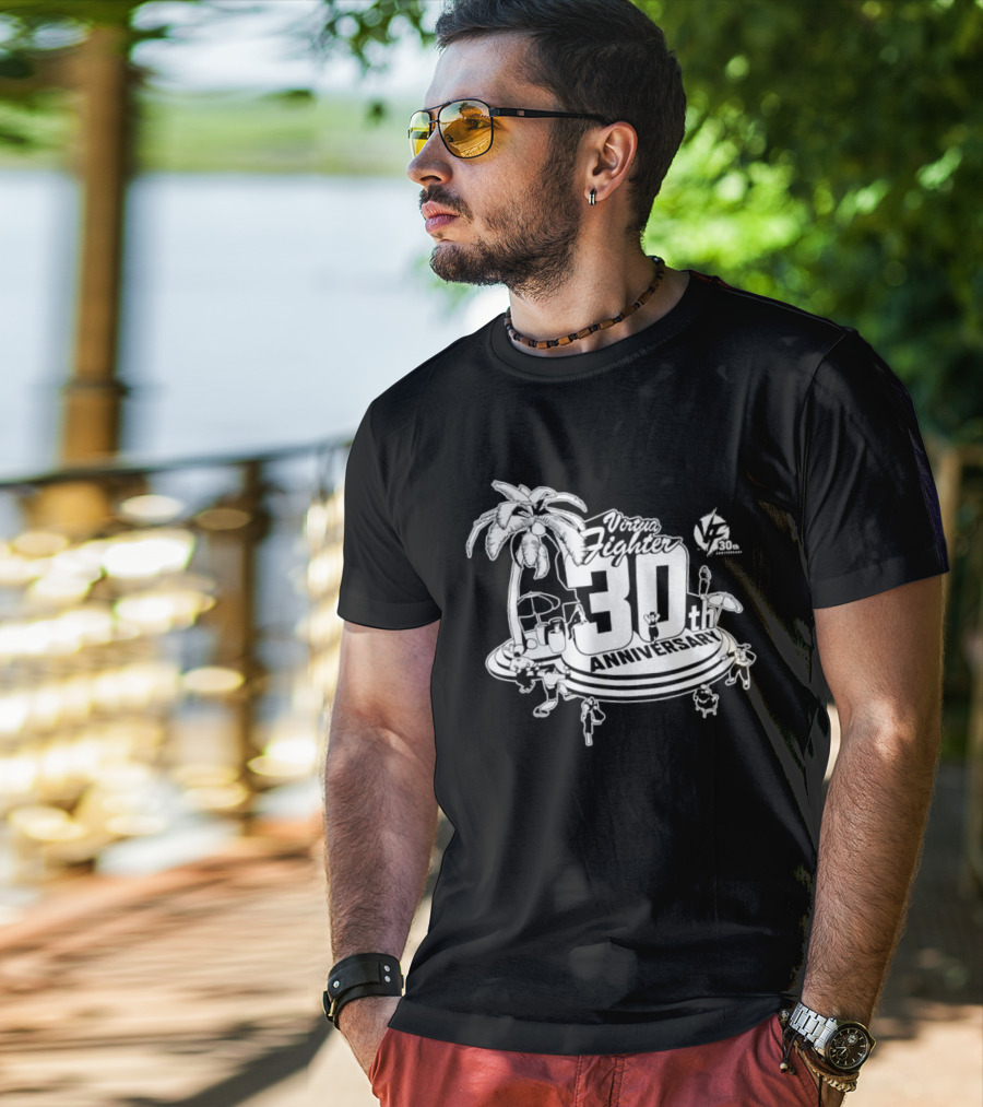 Virtua Fighter 30th Anniversary Palm Island Celebration T-Shirt