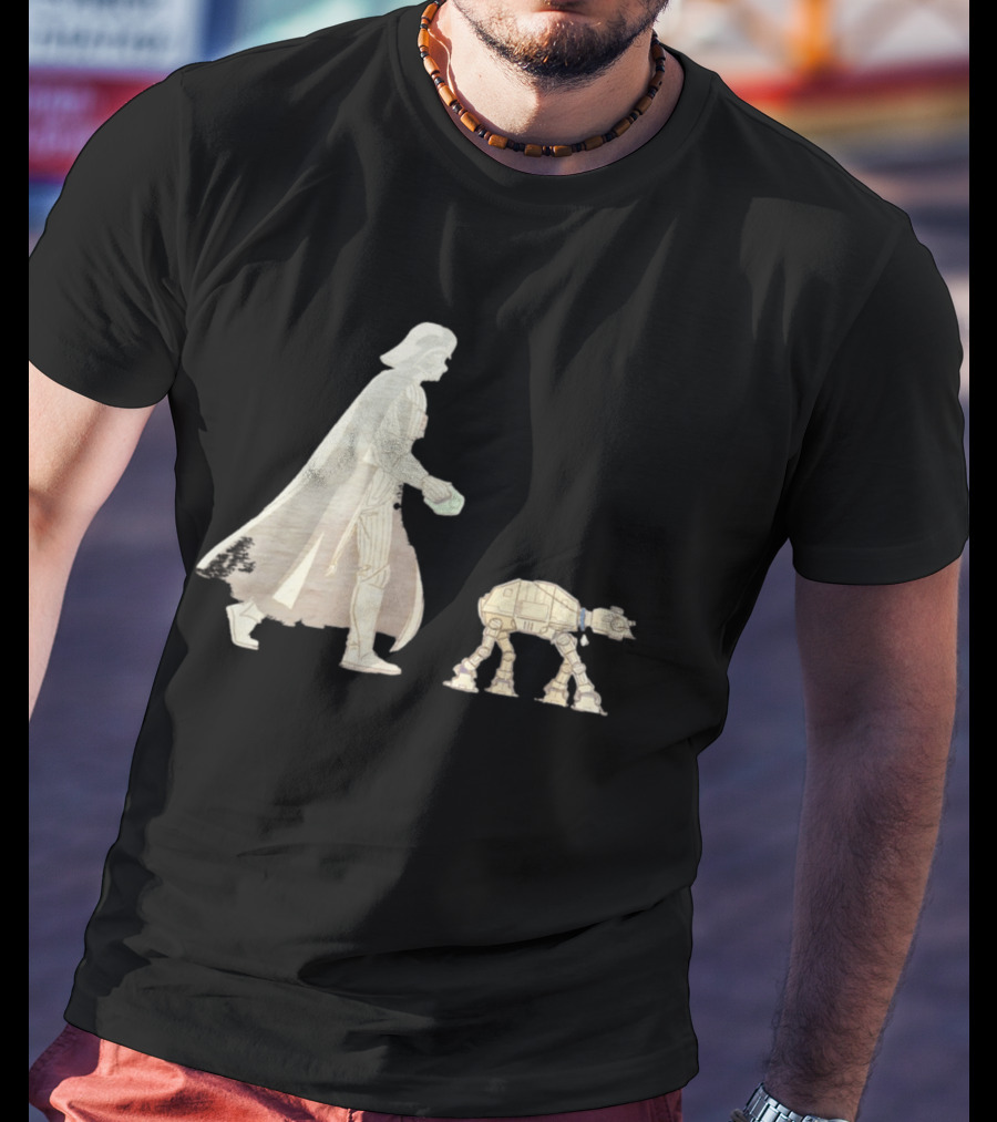 Star Wars Darth Vader Walking AT AT Walker T-Shirt