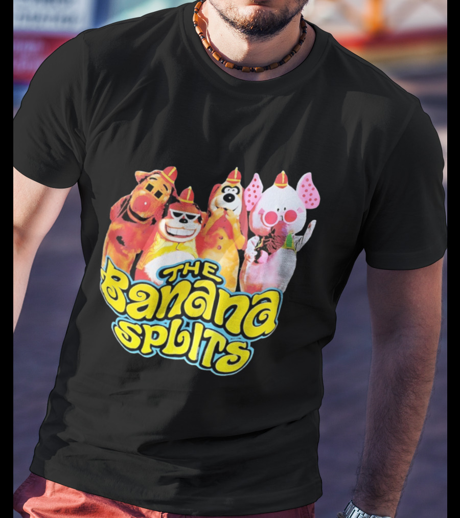 The Banana Splits Characters Hanna Barbera Retro Animation Series T-Shirt
