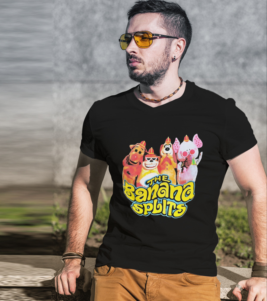 The Banana Splits Characters Hanna Barbera Retro Animation Series T-Shirt
