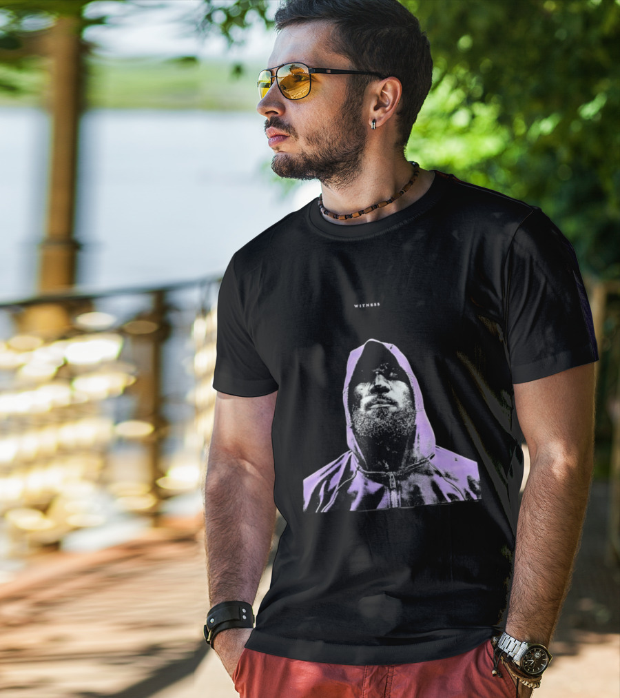 Witness LeBron James Style Purple T-Shirt